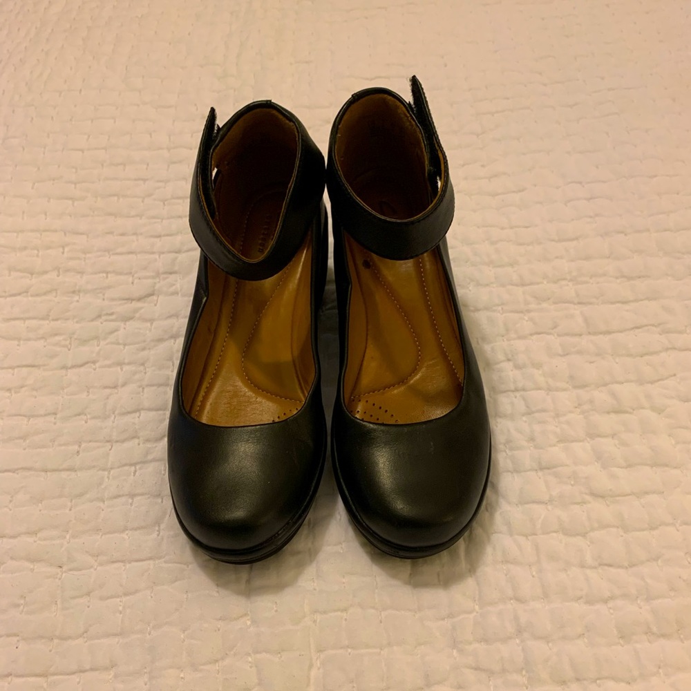 Black Clark’s Wedges Women’s Size 5